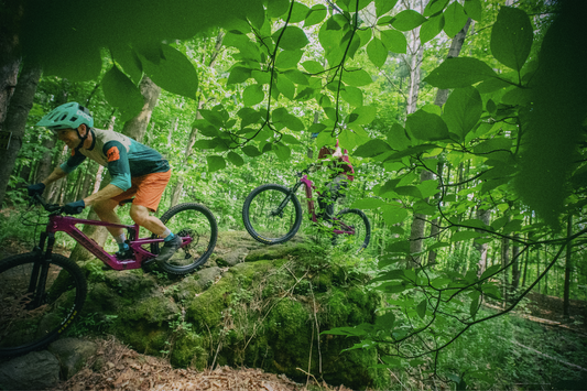 Mountain bike trail riding near Guelph, Ontario. Image by Chris Tiessen.