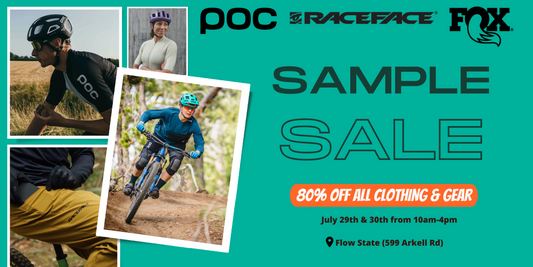 The Sample Sale Event of the Summer - Flow State Bike Co.