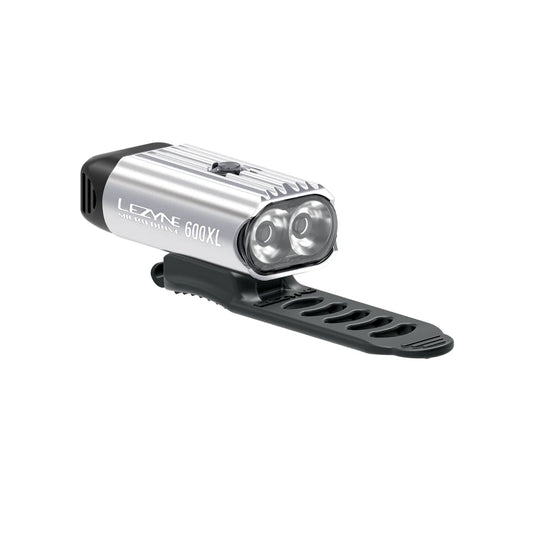 Lezyne Micro Drive 600XL Light Front Silver