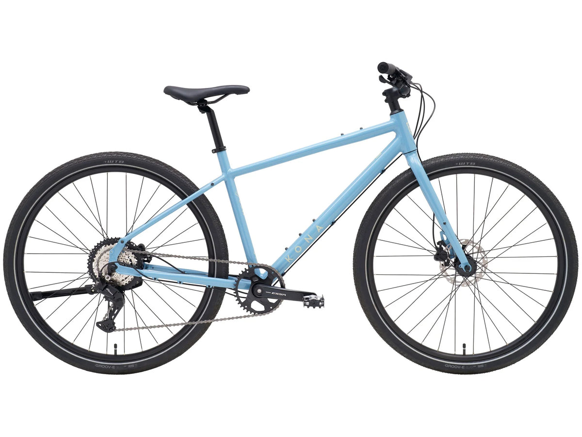 Kona Dew blue w/Shimano ESSA & Tektro