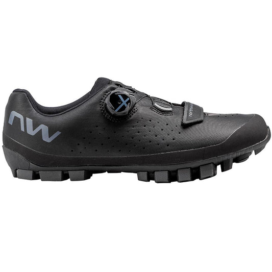 Northwave, Hammer Plus Wide, MTB Shoes, Black/Dark Grey, 39