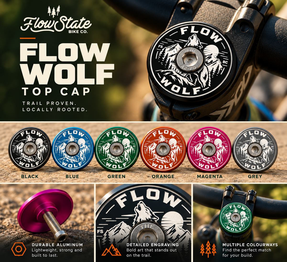 Flow Wolf Top Cap