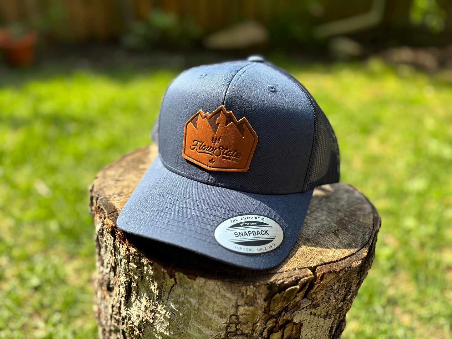 Limited Edition Flow State Curved Brim Hat with Leather Patch