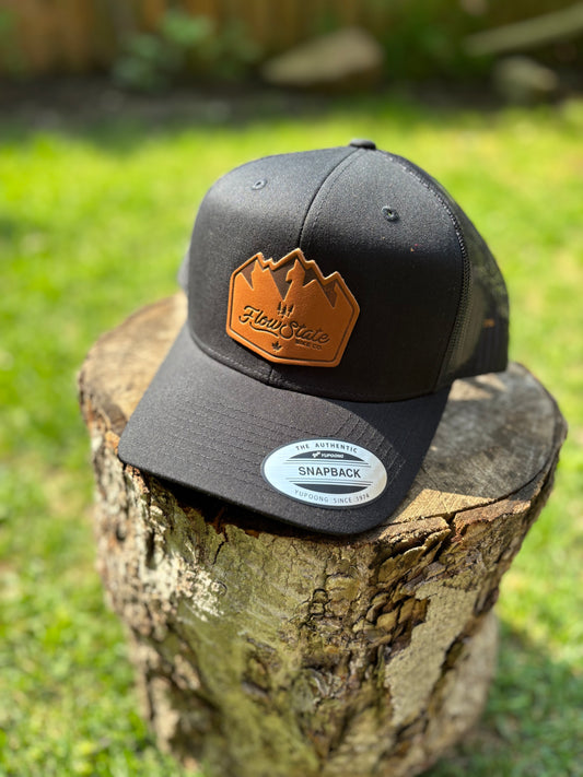 Limited Edition Flow State Curved Brim Hat with Leather Patch